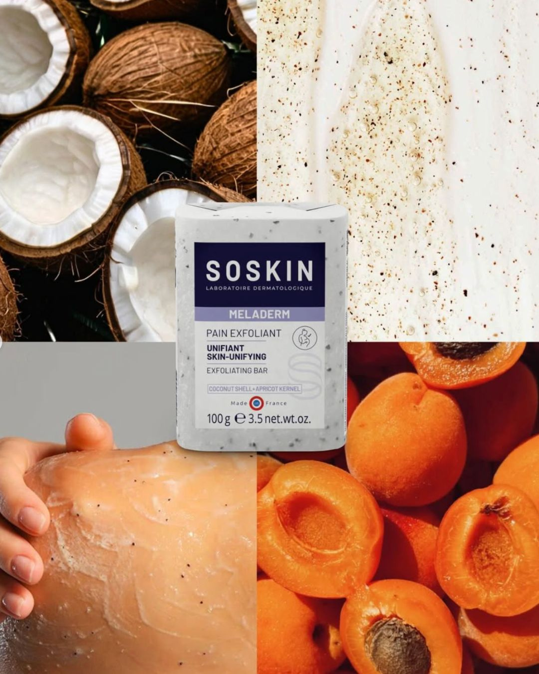 GIFT SOSKIN PARIS EXFOLIATING BARMELADERM 
Exfoliáló peeling kocka