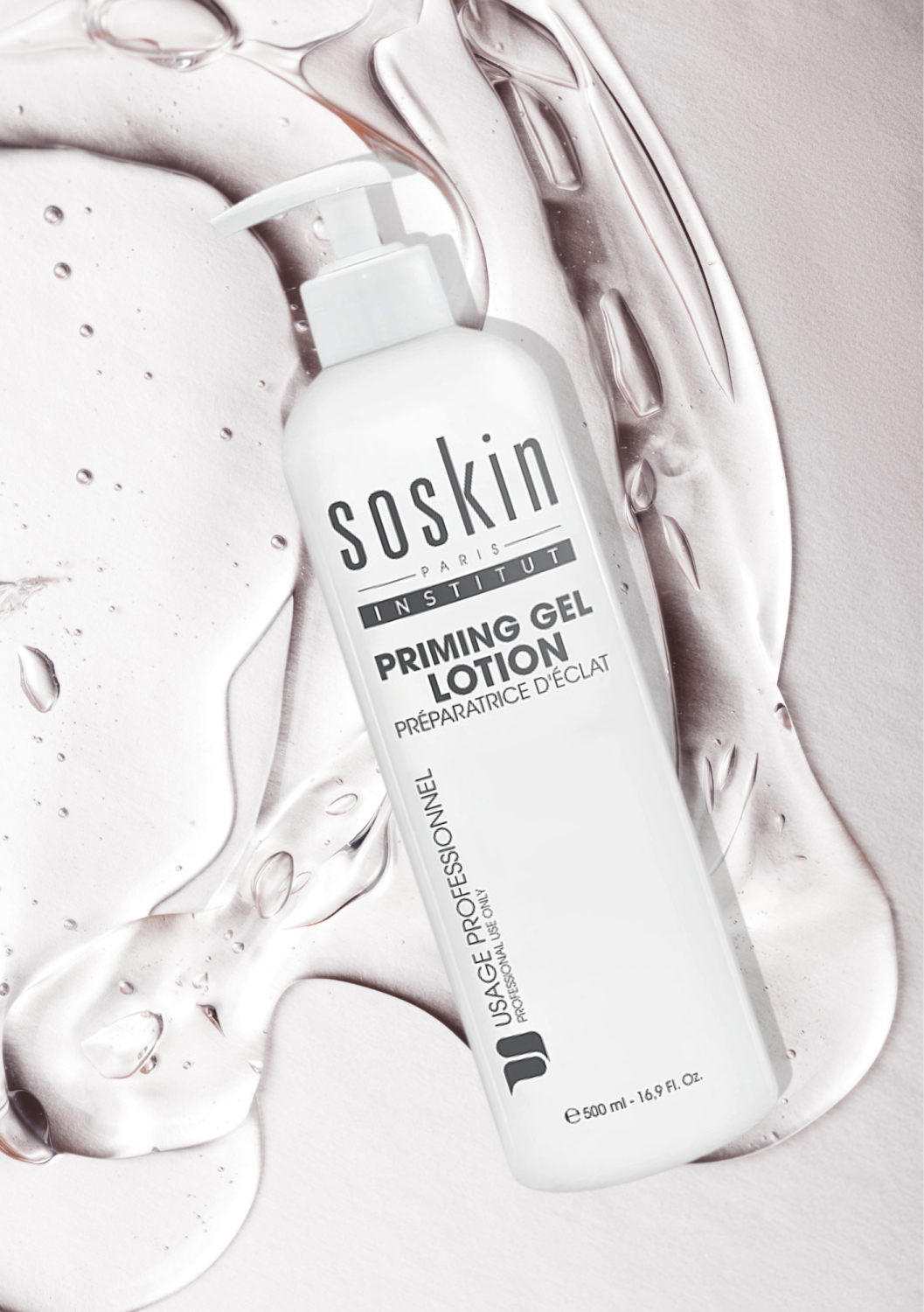 SOSKIN PROFI PRIMING GEL LOTION 
Frissítő tisztító arctej <br> 500 ml.