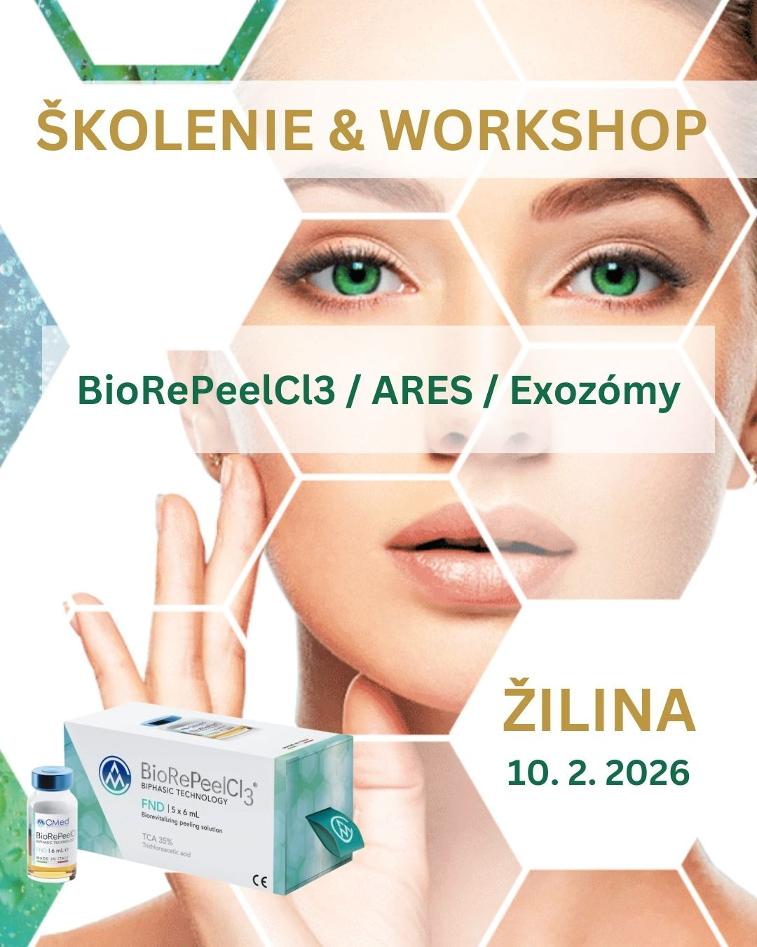 WORKSHOP BIOREPEELCL3 ARES EXOZÓMY 
Február 10. Képzés BioRePeelCl3, Ares, Exoszómák