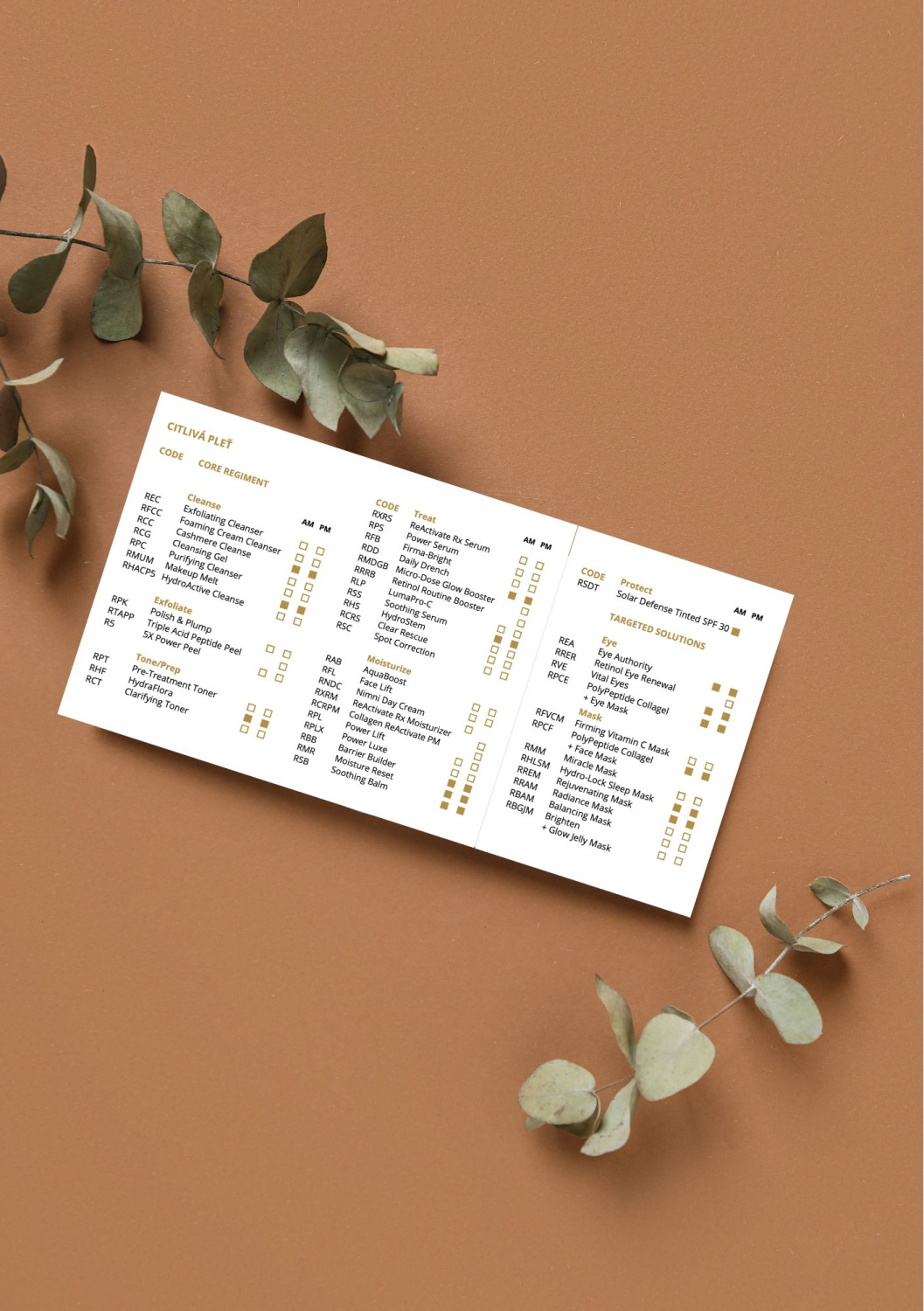 HYDROPEPTIDE CARDS 10 KS 
Kártyák ügyfeleknek - Termékek érzékeny bőrre