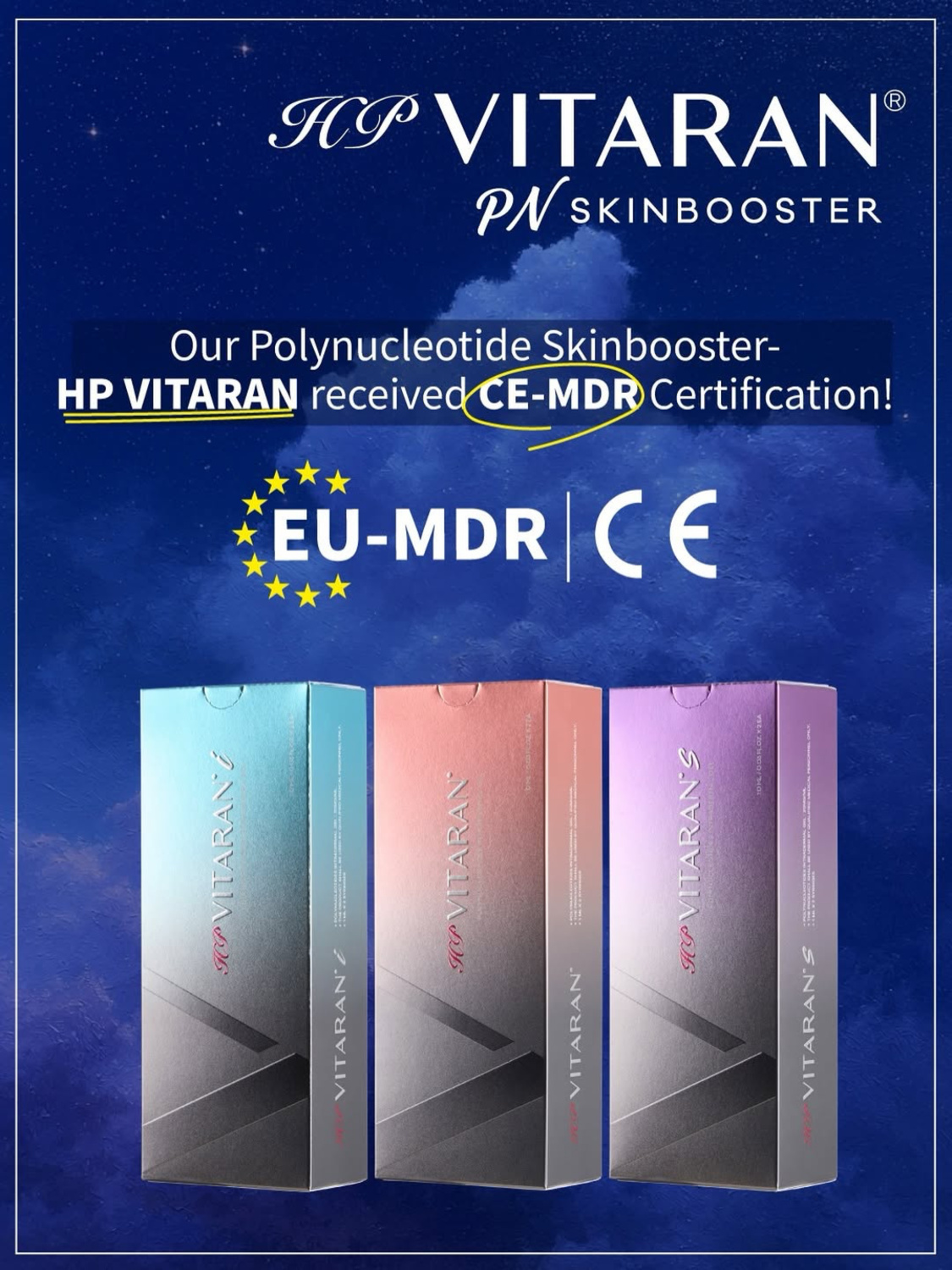 VITARAN HP CELL S, POLYNUCLEOTIDE SODIUM FROM SALMON PN - 20mg/mL 
SCAR & SKIN - Innovatív biostimulátor lazac polinukleotidokkal, amely sejtszinten fejt ki hatást. Tisztasági tanúsítvány és igazolt minőség. KEVESEBB FÁJDALOM a szabadalmaztatott kor