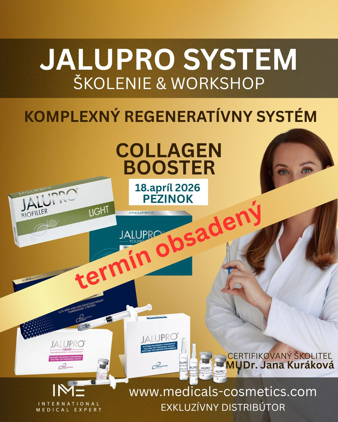 WORKSHOP JALUPRO KOMPLEXNÝ REGENERATÍVNY SYSTÉM