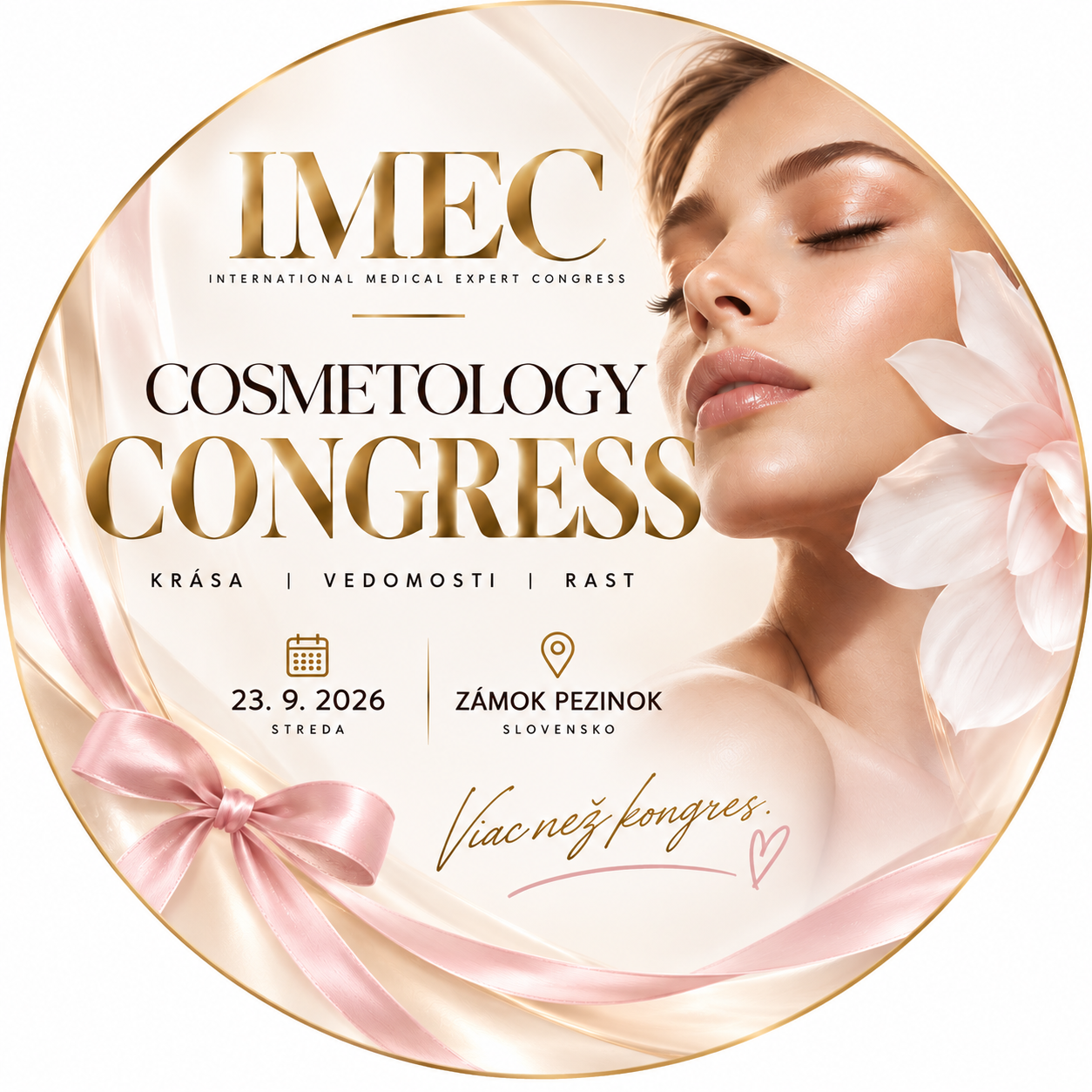 IMEC 26 COSMETOLOGY CONGRESS 
Kozmetikai kongresszus nemzetközi előadókkal