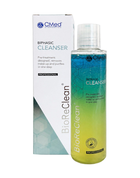 BIORECLEAN - PRETREATMENT BIPHASIC CLEANSER 
Kétfázisú tisztítószer esztétikai kezelés előtt