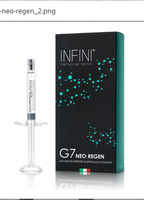 INFINI G7 NEO REGEN ADVANCED BIOREGENERATIVE COMPLEX WITH COPPER PEPTIDES AND EPITHALON 
Haladó bioregeneráló komplex réz peptidekkel és Epithalonnal