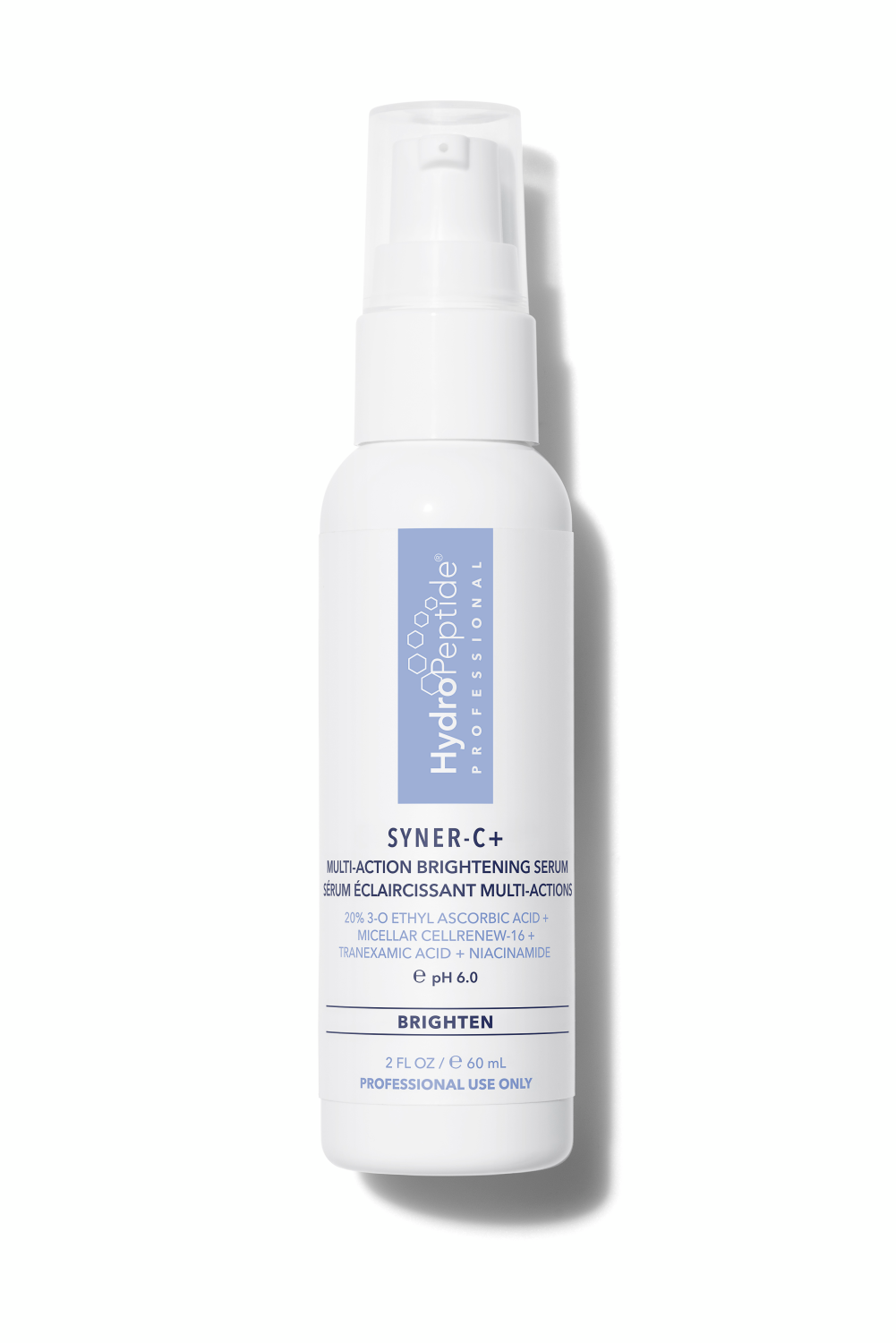 HYDROPEPTIDE SYNER-C+ MULTI-ACTION BRIGHTENING SERUM 
HP Multi-hatású derítő szérum 20% stabilizált C-vitaminnal