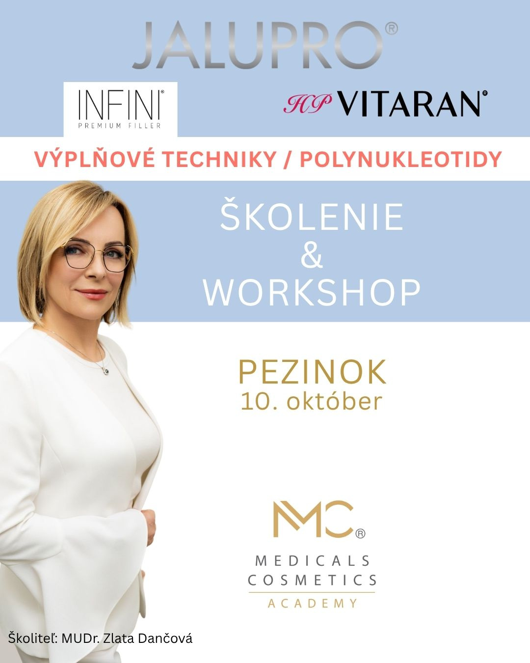 WORKSHOP POLYNUCLEOTIDES & FILLERS 
Szeptember 16. Polinukleotidok és töltéstechnikák képzés