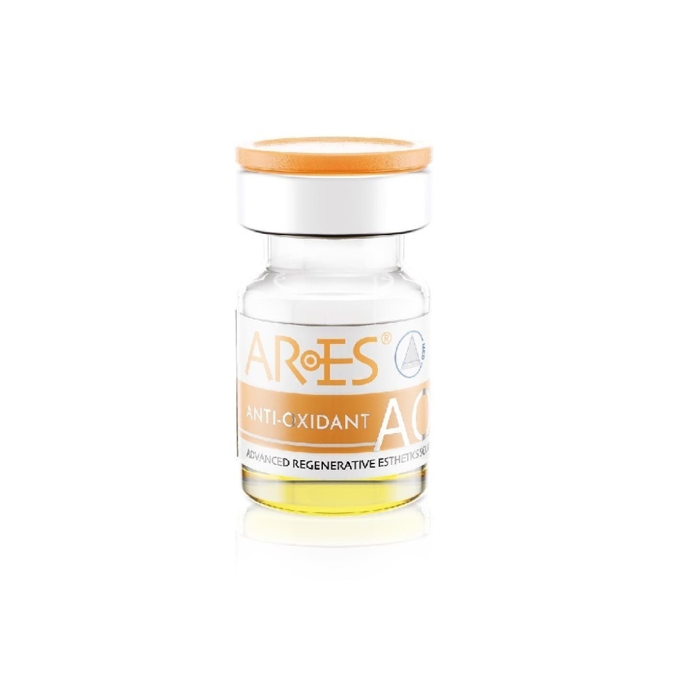 Anti-aging kezelés krónikus és fényöregedésben szenvedő, matt bőrre <br> Ares Anti Oxidant 4x4ml<br>EXP 09/26 Kedvezmény 20%