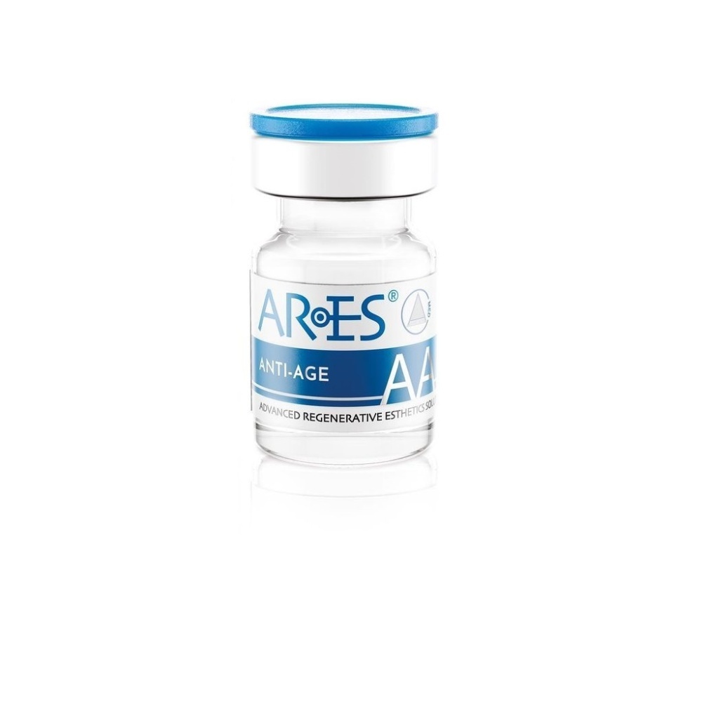 Kollagén-, elasztin- és hialuronsavtermelést stimuláló, bőrrugalmasságot regeneráló oldat <br> Ares Anti-Age 4x4ml