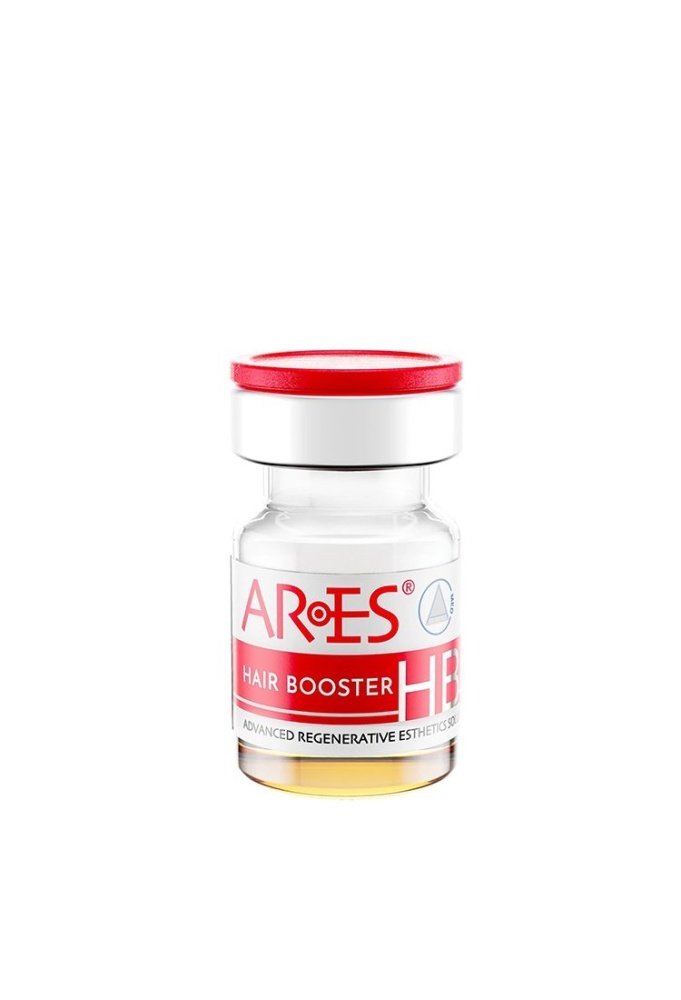 Fejbőrproblémák komplex kezelésére szolgáló mezoterápiás oldat <br> Ares Hair Booster 4x4 ml.