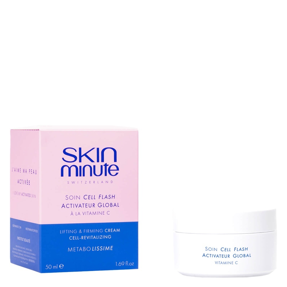 C-vitaminos lifting krém sejtaktivátorral<br>Skin Minute Cell Flash Lifting and Firming Cream<br>Bőrfeszesítő lifting krém érett bőrre 40+