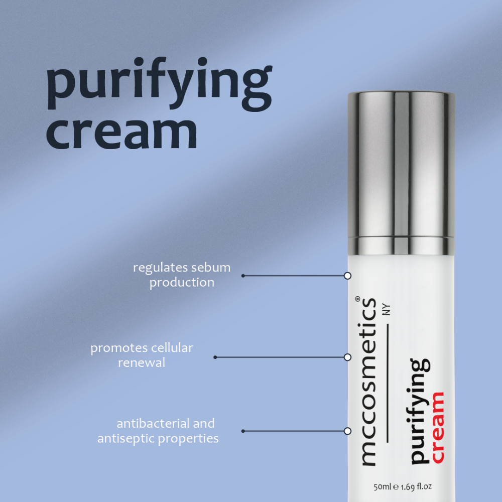 Sejtmegújulást támogató krém világosító és bőrsimító hatással<br>MC Purifying Cream 50ml