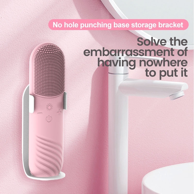 Arctisztító szilikonkefe <br> Újratölthető ultrahang tisztítókefe