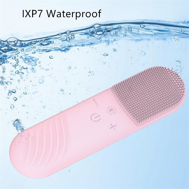 Arctisztító szilikonkefe <br> Újratölthető ultrahang tisztítókefe