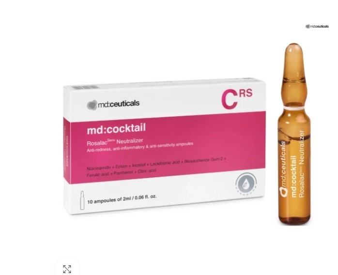 MD:Cocktail RosalacSens Neutralizer<br>Bőrápoló cocktail gyulladások, rosacea és bőrpír ellen 10 ampulla
