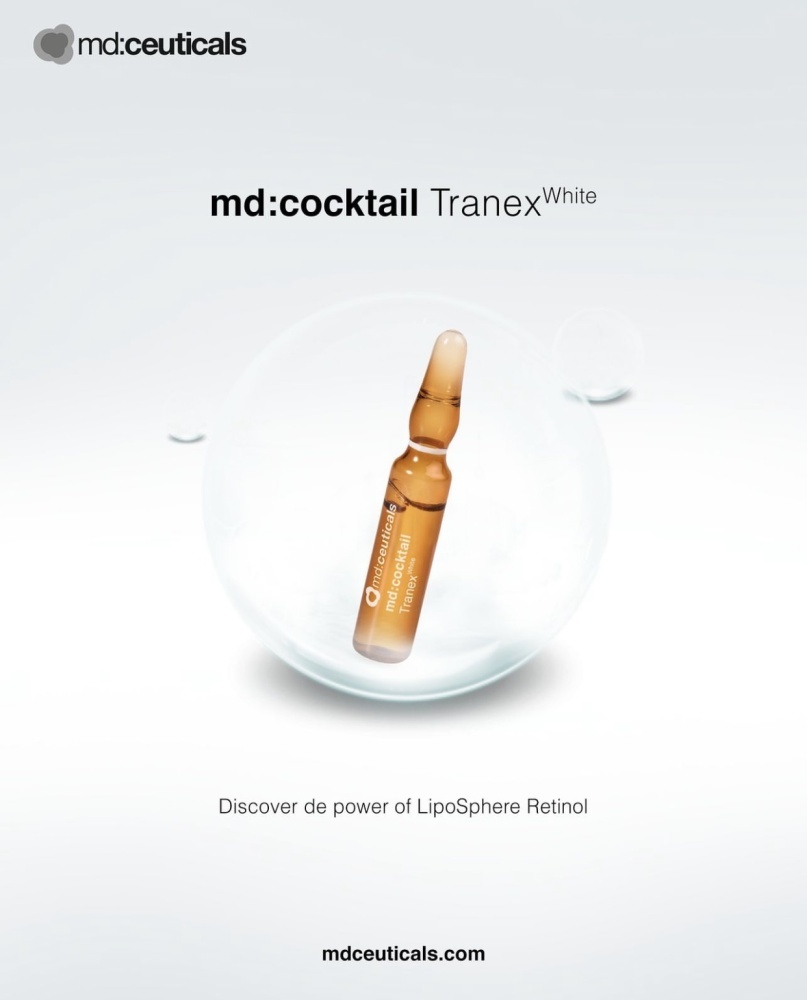 Regeneráló, bőrvilágosító és fiatalító hatóanyag-koncentrátum<br>md:cocktail TranexWhite