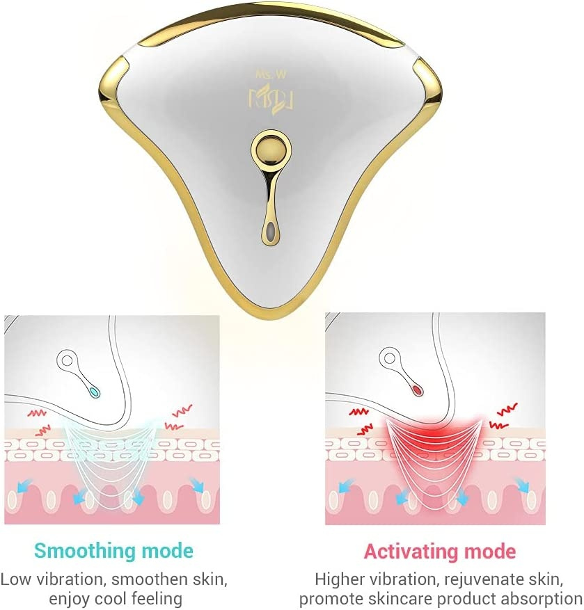 Electric Face Sliming Guasha Plate<br>Ms. W Elektromos Gua Sha készülék, arc- és testmasszázsra