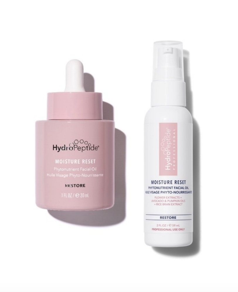 HYDROPEPTIDE MOISTURE RESET OIL 
Hydráló és tápláló botanikus arcolaj, amely akár 13 féle értékes olajat tartalmaz a bőr hidratálására és táplálására.