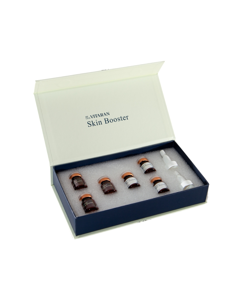 VITARAN HP CELL SKIN BOOSTER  STRONG COCKTAIL WITH SALMON DNA AND 54 ACTIVE INGREDIENTS FOR SKIN REJUVENATION. 
Skin Booster lazac polinukleotidokkal és hialuronsavval, valamint további erős hatóanyagokkal a bőr fiatalítására és hidratálására.