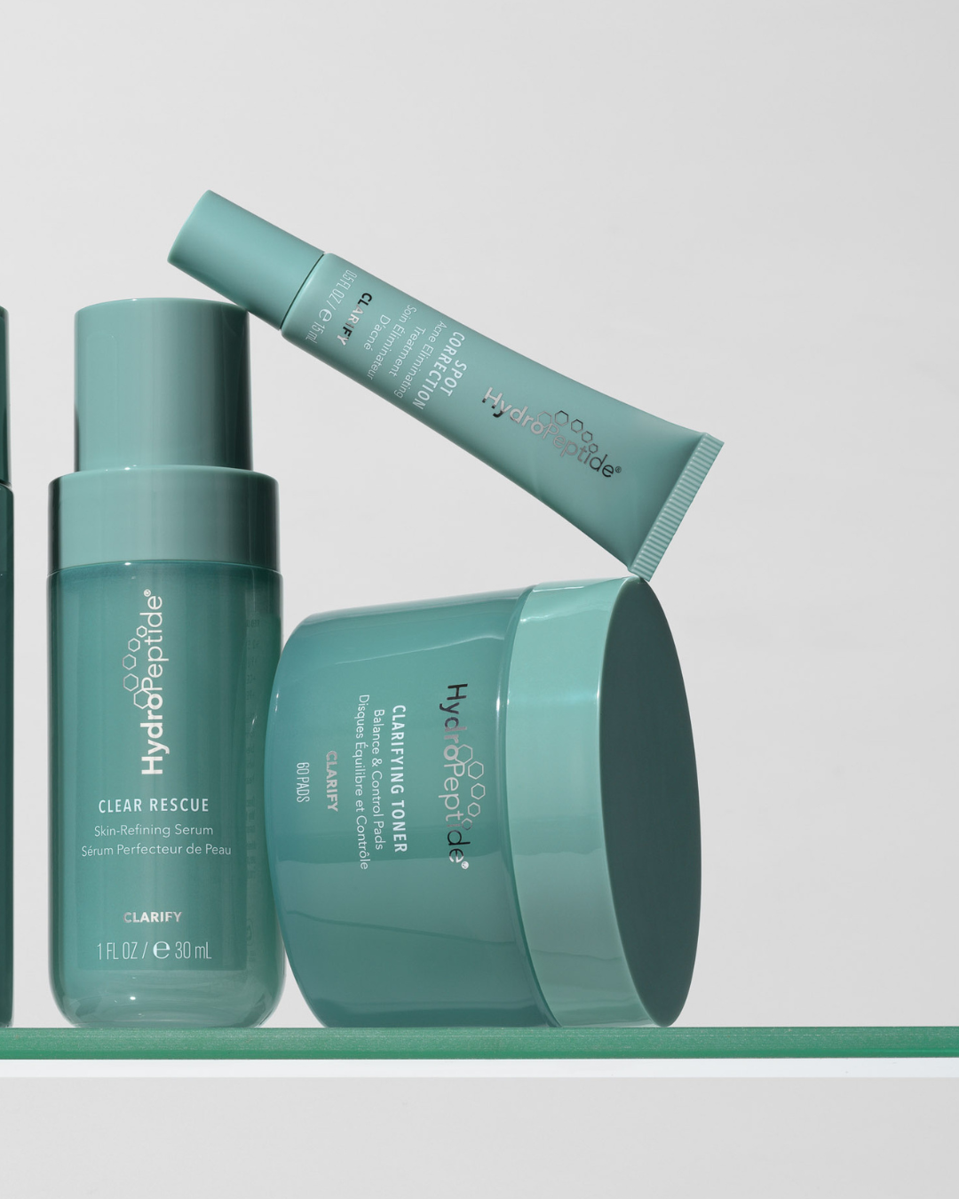 Clarifying Toner<br>Világosító anti-age tonik peptidekkel, zsíros és érzékeny bőrre <br>60 tampon