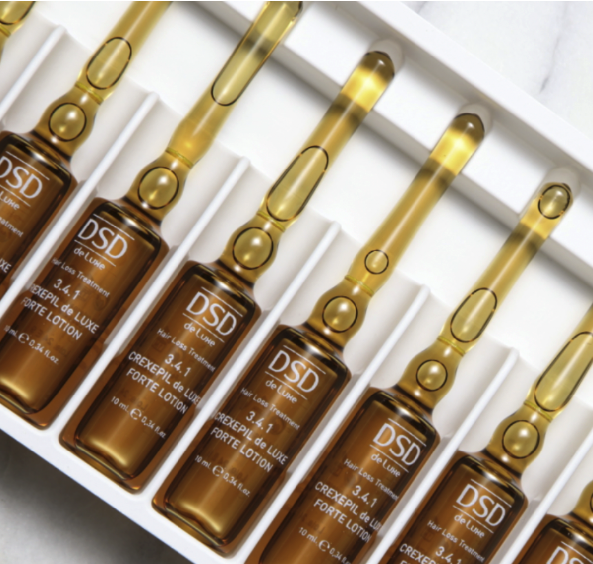 DSD SIMONE DE LUXE CREXEPIL FORTE LOTION 
3.4.1 Megállítja a hajhullást. Crexepil tápláló lotion hajhullás ellen. Legnagyobb koncentrációban tartalmaz hajnövés stimulátorokat, melyek purin és pirimidin bázisokon, placenta kivonaton, adenozinon, kof