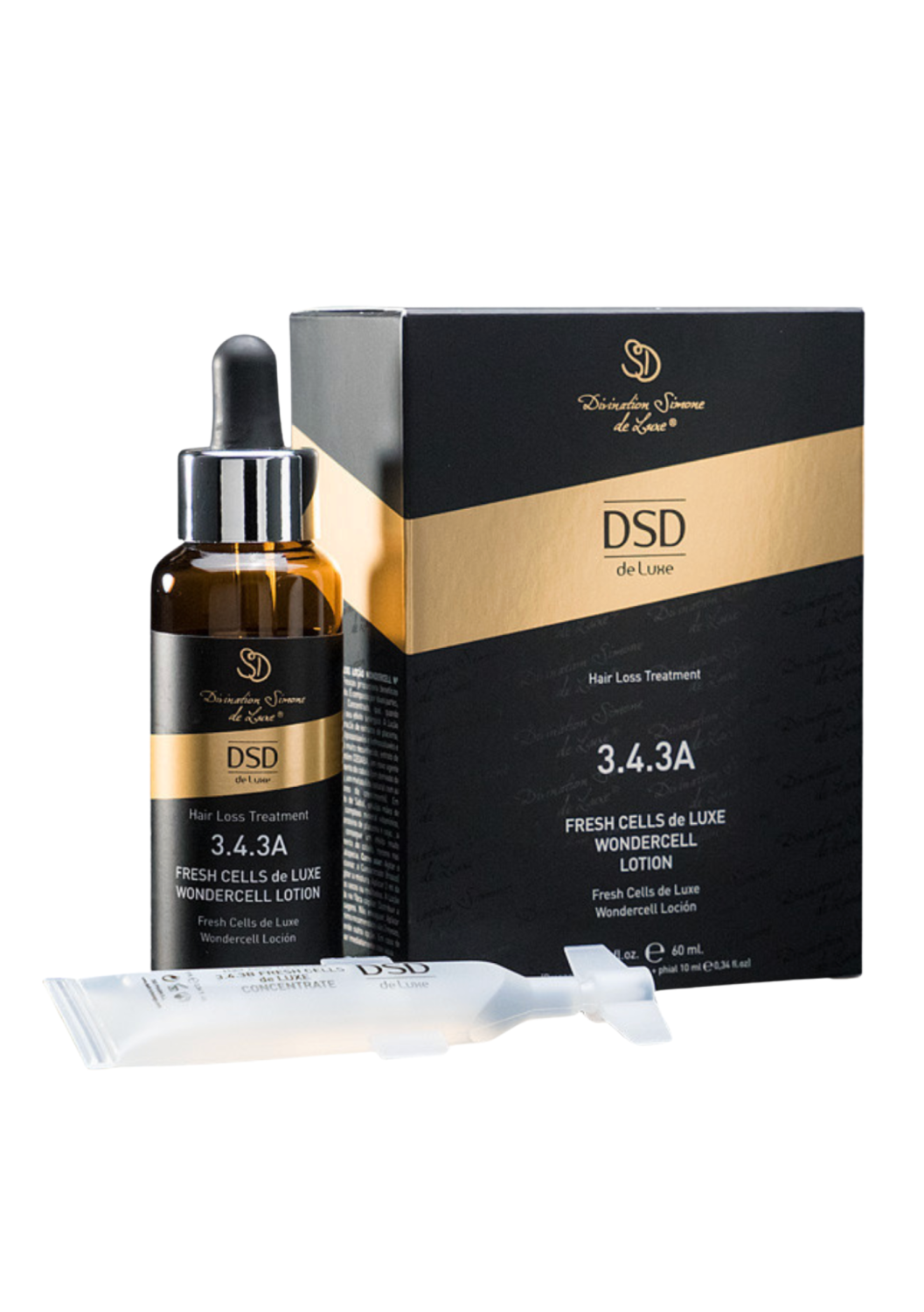 DSD SIMONE DE LUXE WONDERCELL LOTION 
3.4.3A  Hajtrágya a haj növekedéséhez. Hidratálás és a haj növekedésének stimulálása.