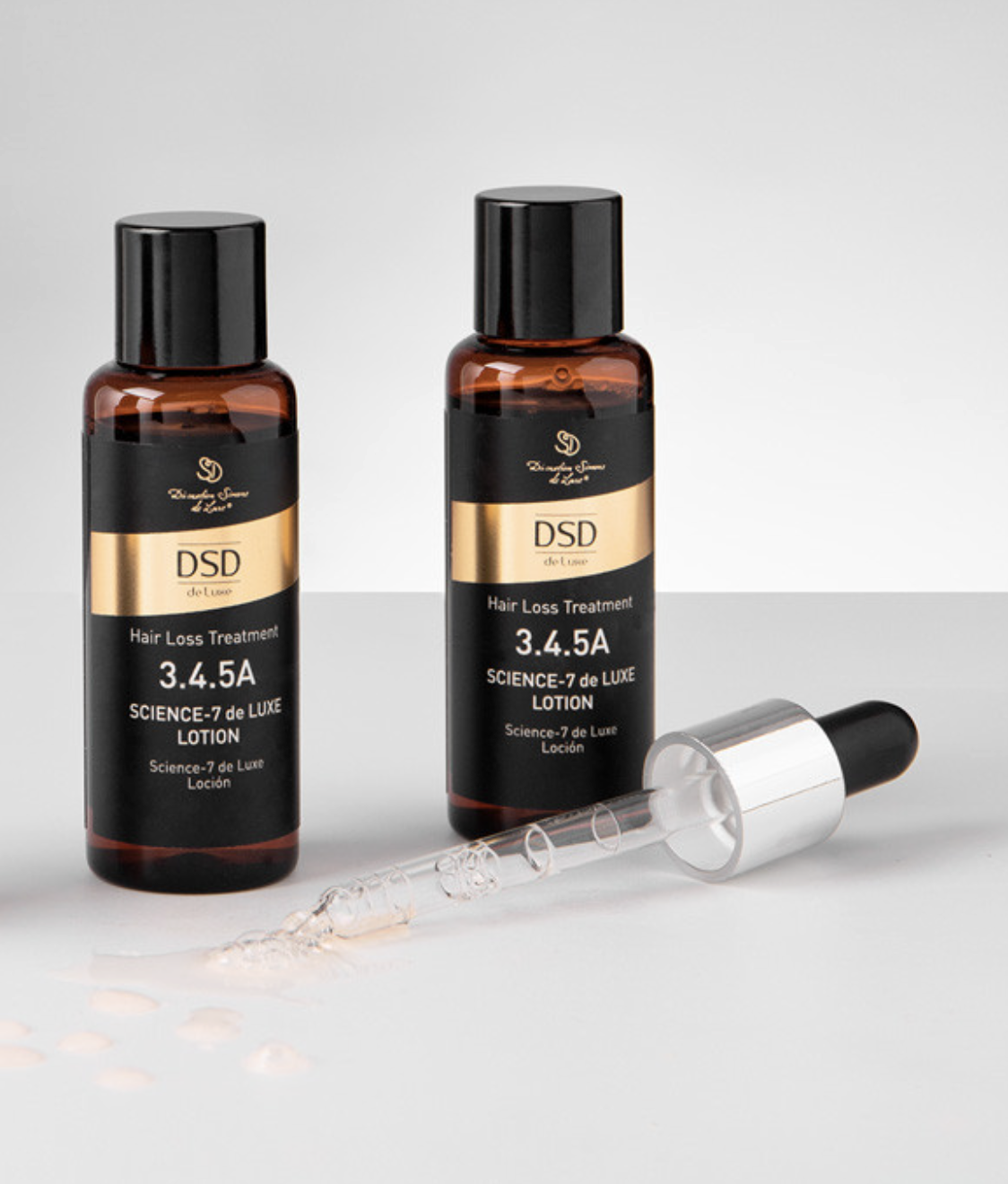 DSD SIMONE DE LUXE SCIENCE 7 LOTION 3.4.5 
3.4.5A  Koncentrát hajhullás és alopecia ellen. Hajnövelő tápanyag a haj támogatásáért és növekedéséért.