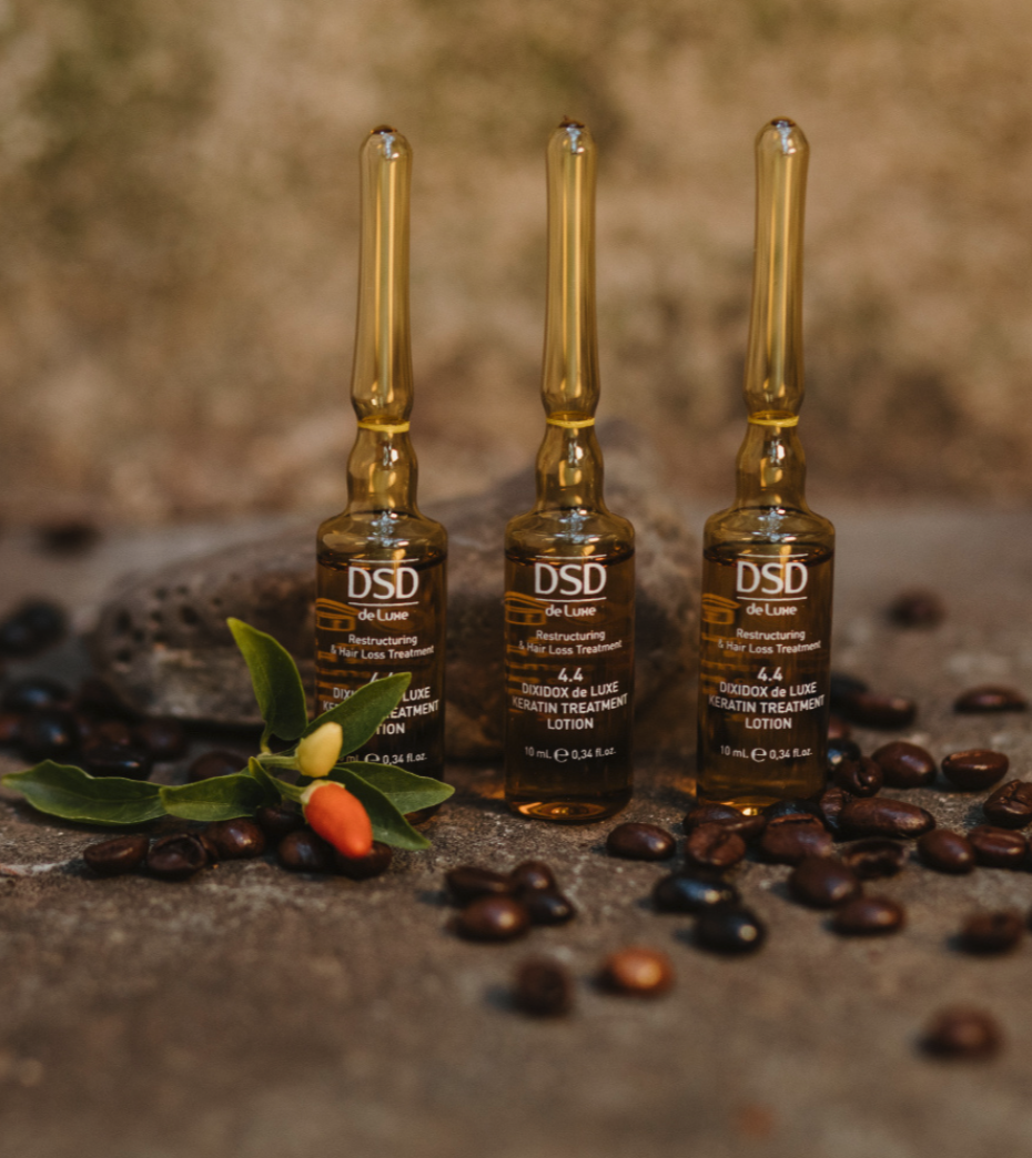 DSD SIMONE DE LUXE KERATIN LOTION 
4.4 Hajkezelés keratinnal hosszú hajra. Öblítést nem igénylő ápolás a hajtöredezés ellen.
