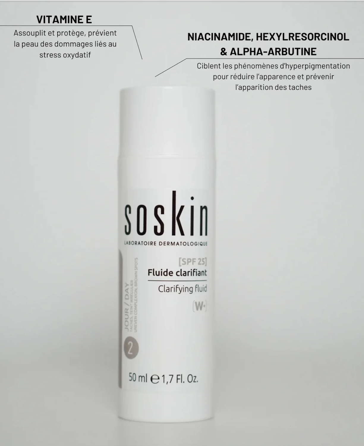 SOSKIN CLARIFYING FLUID SPF25 
