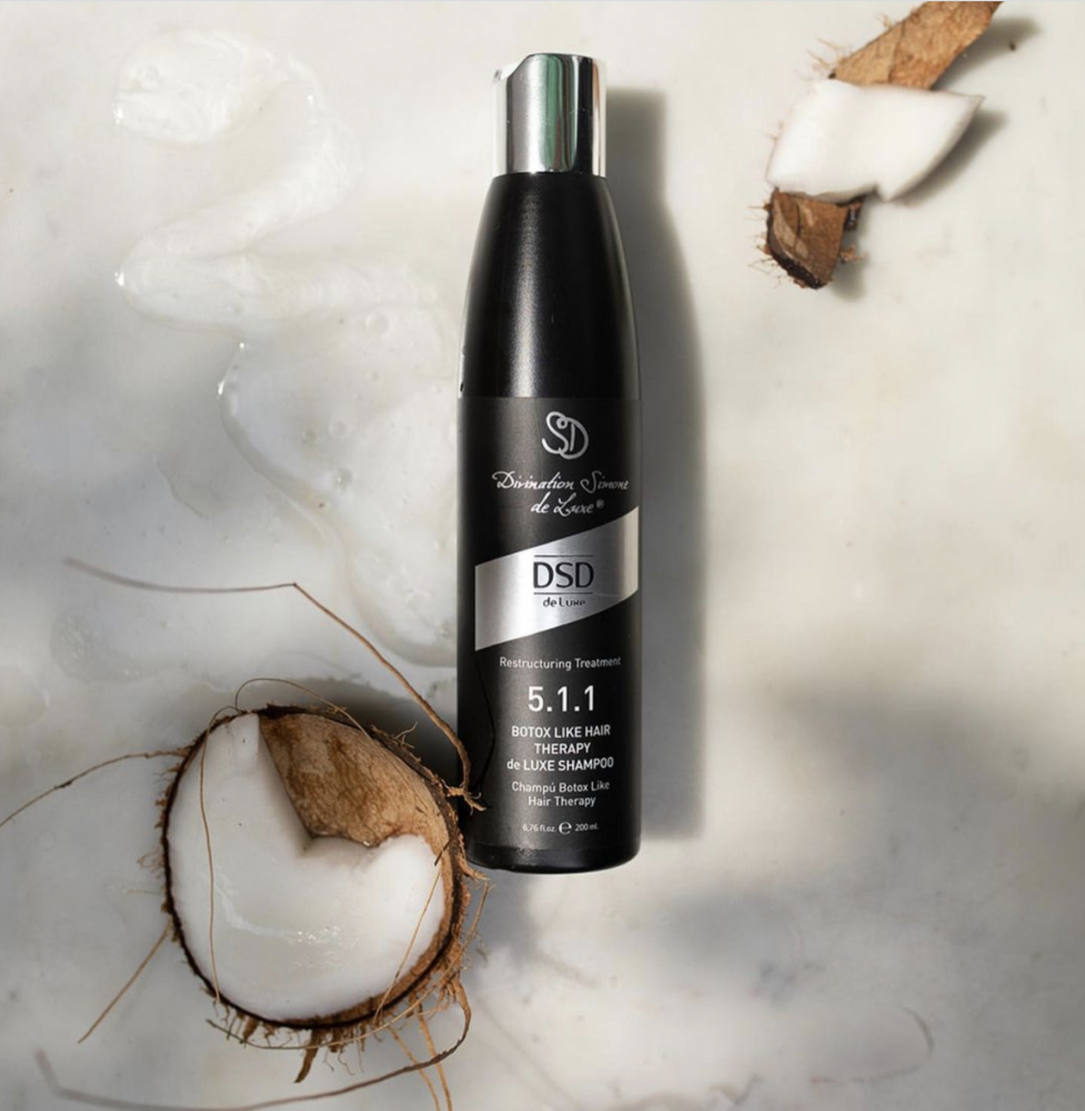 DSD SIMONE DE LUXE BTX LIKE HAIR THERAPY DE LUXE SHAMPOO 
5.1.1 Sampon száraz hajra hialuronsavval