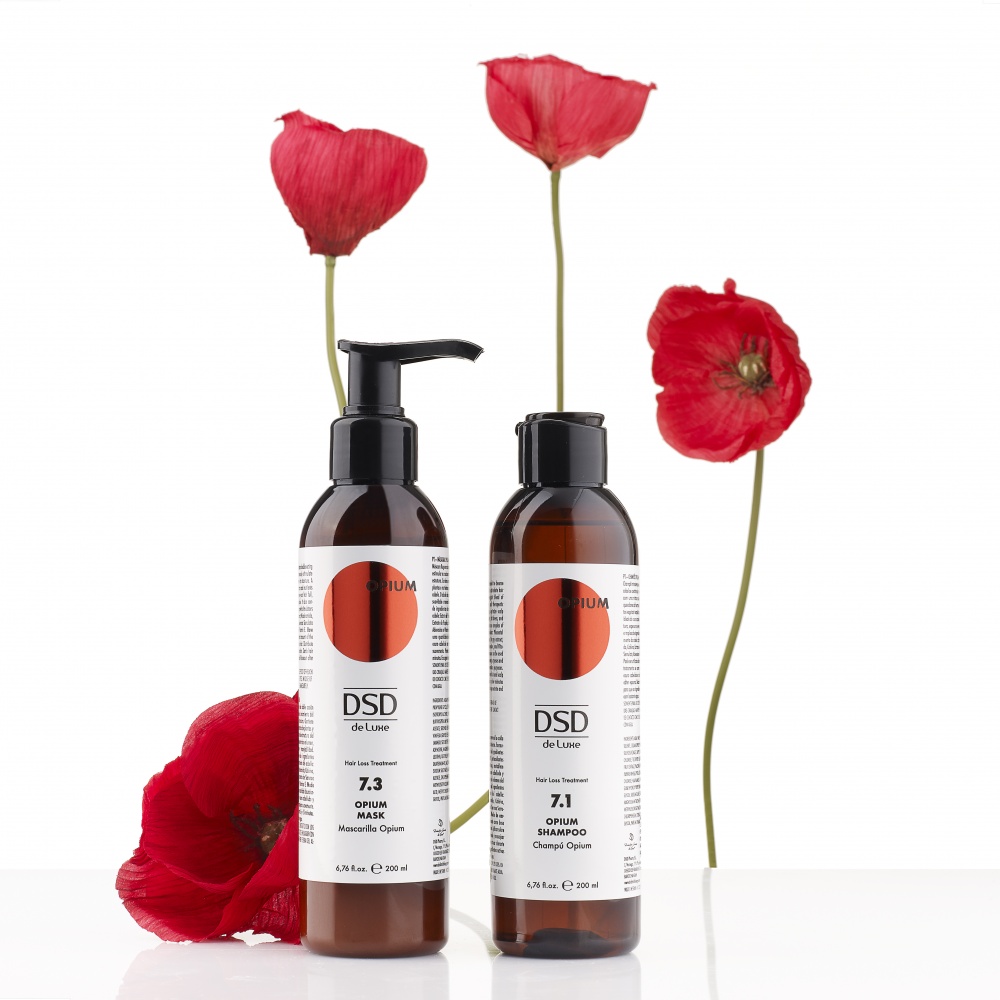 DSD SIMONE DE LUDE OPIUM SHAMPOO 
7.1. Aktív hatóanyagokkal rendelkező hajsampon, amely segít erősíteni a hajat, és volument ad a gyenge és legyengült hajnak.