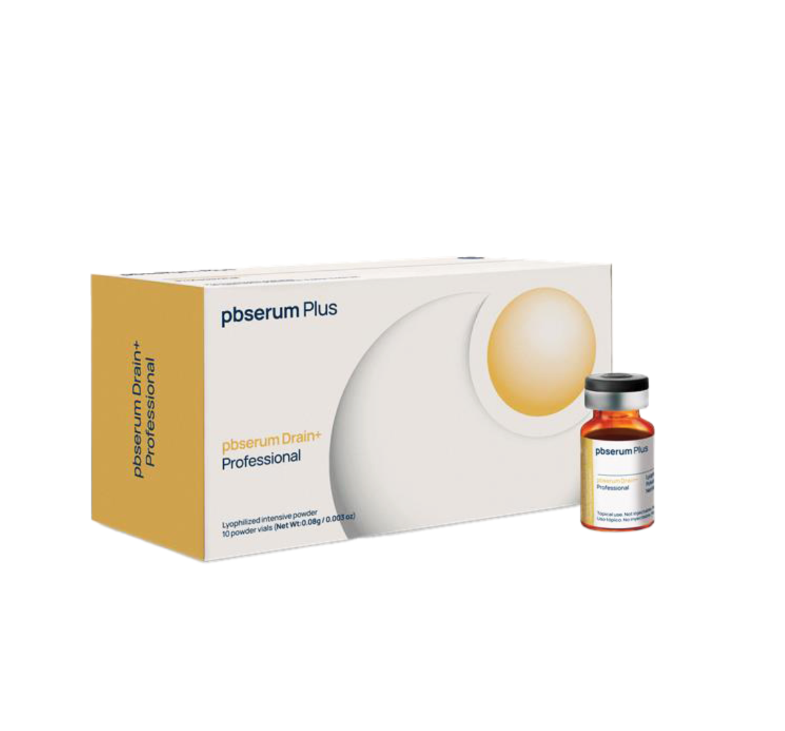 PBSERUM DRAIN + (HYALURONIDASE PB3000) 
Hialuronsav feloldása. Kombinált enzimes protokollok duzzanatok és zsírcsökkentés esetén