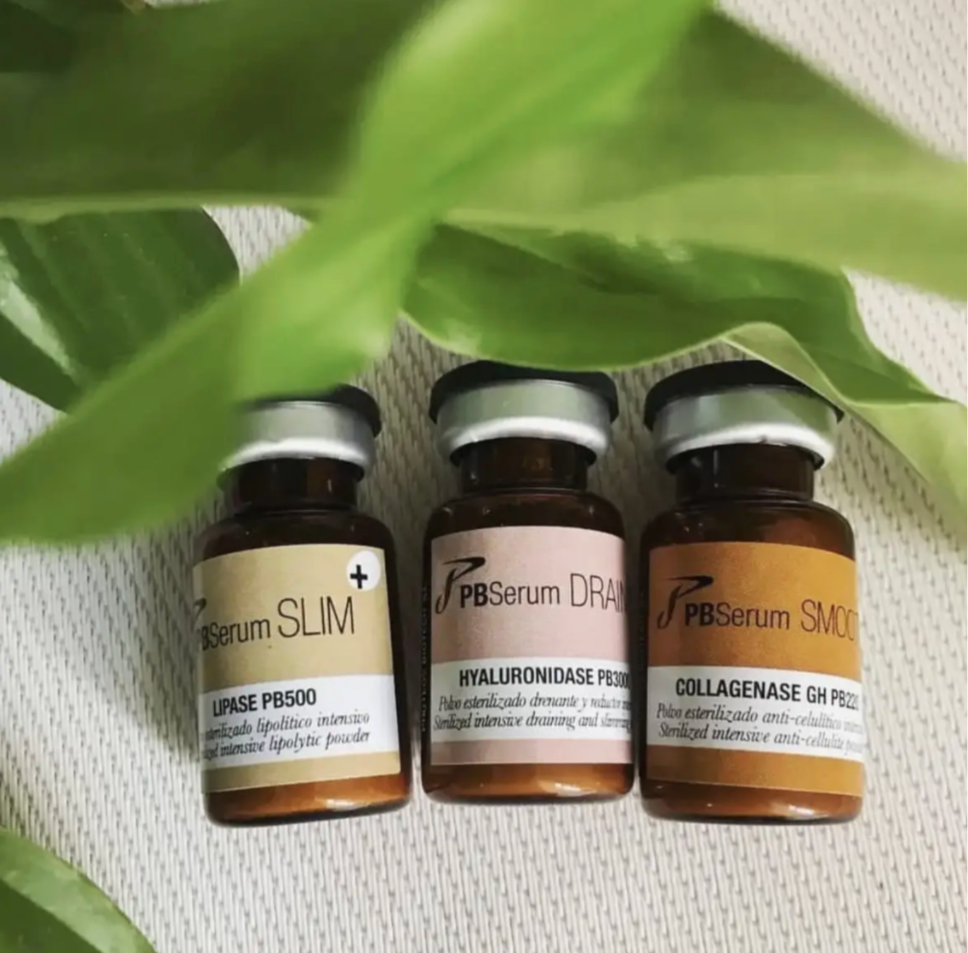 PBSERUM SLIM + (LIPASE PB500) 
A lokalizált zsír csökkentése. A lipáz enzim a zsírraktárak csökkentésére.