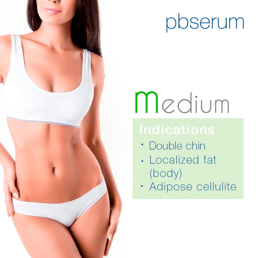 PBSERUM MEDICAL MEDIUM / REBALANCE + HA 2.0 
Enzimterápia - lokális zsír csökkentése