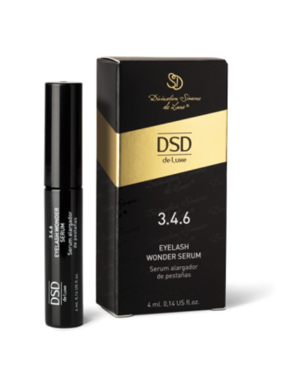 DSD SIMONE DE LUXE EYELASH WONDER SERUM 
3.4.6 Szempillanövesztő szérum. 10% SympPeptide® XLash. Egy biológiailag hozzáférhető lipo-oligopeptid, amely: Stimulálja a keratin termelésért felelős géneket